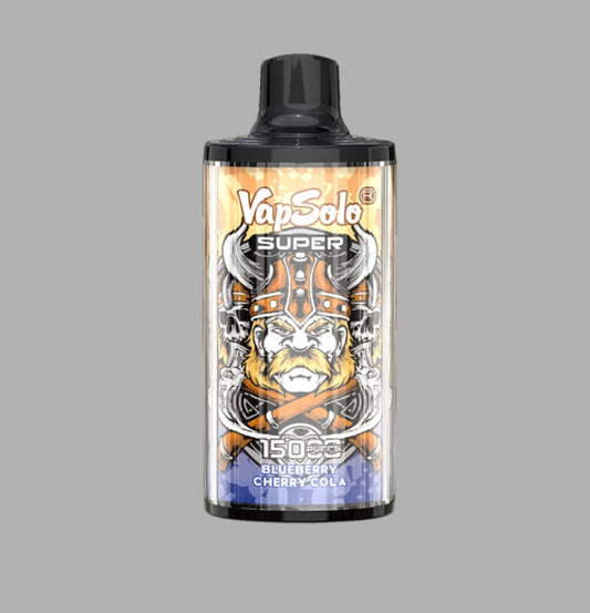 Caja VAP SOLO blueberry cherry cola 15000 puffs x10